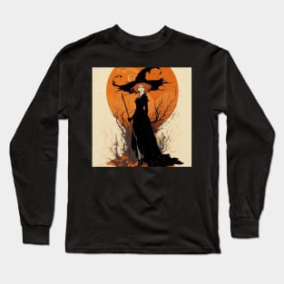 Happy halloween witch Long Sleeve T-Shirt